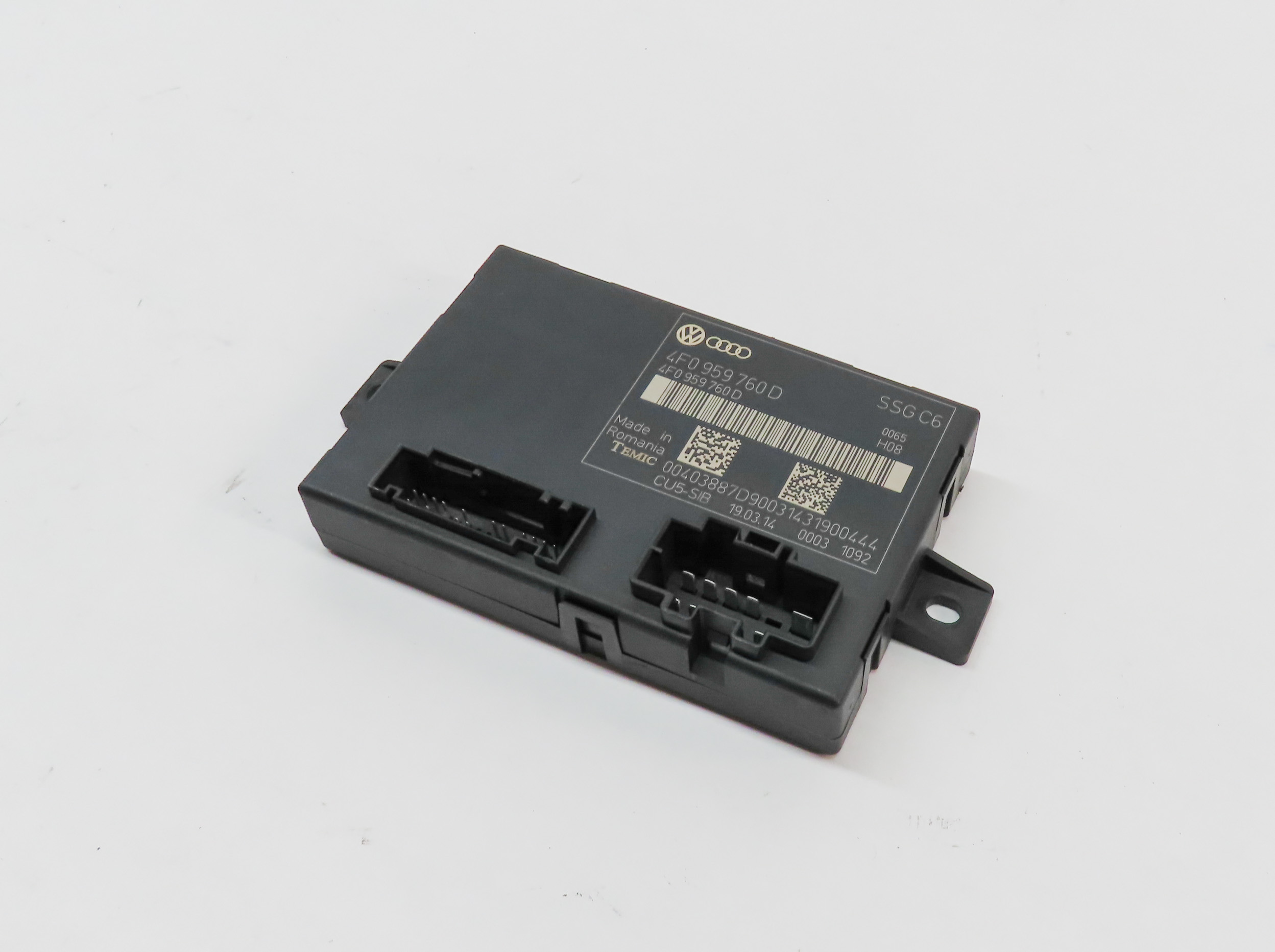 2005-2015 AUDI A6 S6 Q7 (C6 4L) FRONT LEFT DRIVER MEMORY SEAT CONTROL MODULE — exact item pictured